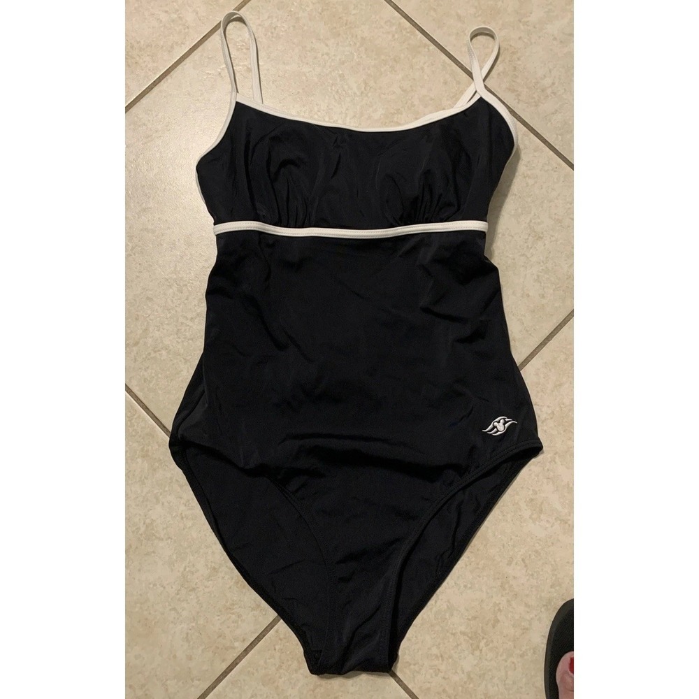 Disney Parks Swimwear Woman's Size L One Peice Black